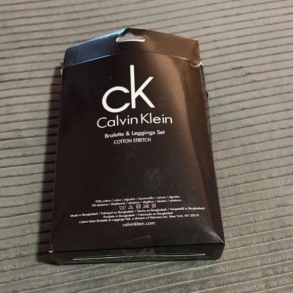 Calvin Klein Black Cotton Stretch Set XXL runs very small like a Large - Picture 2 of 3